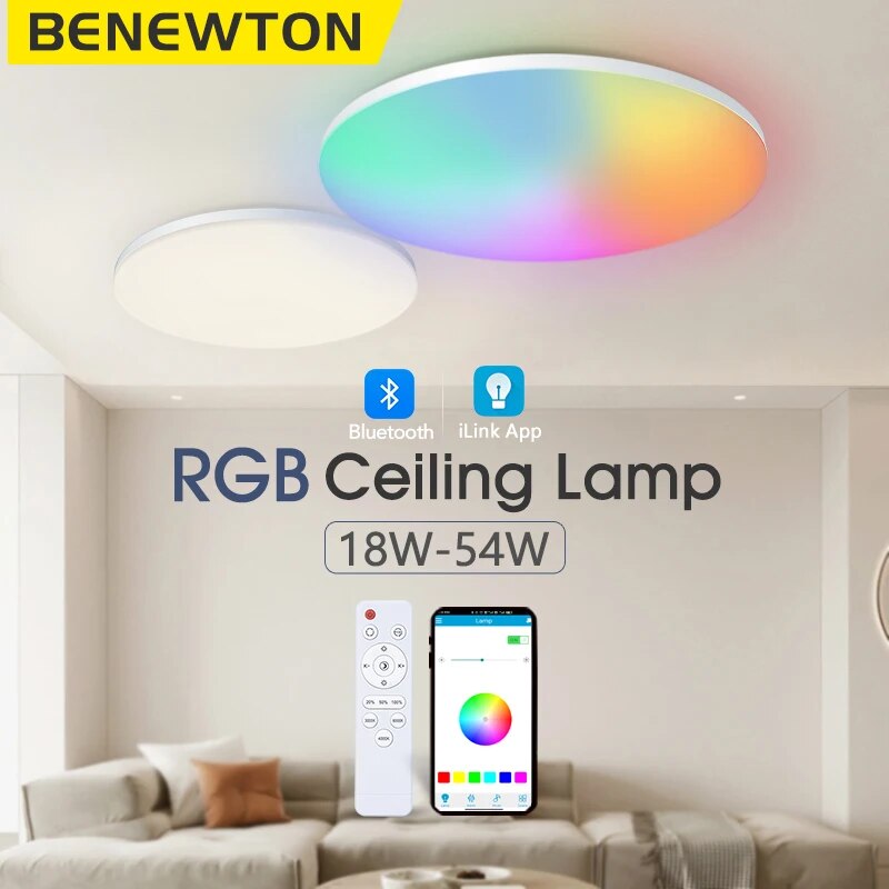 Home Decor Free App - BENEWTON lampu langit-langit pintar, lampu suasana