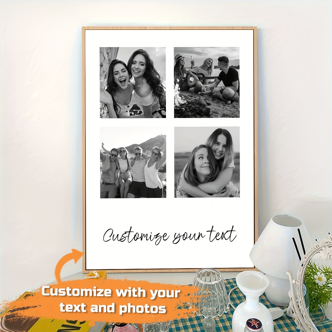 Home Decor Theme - Poster Kanvas Kustom Untuk Keluarga, Teman,