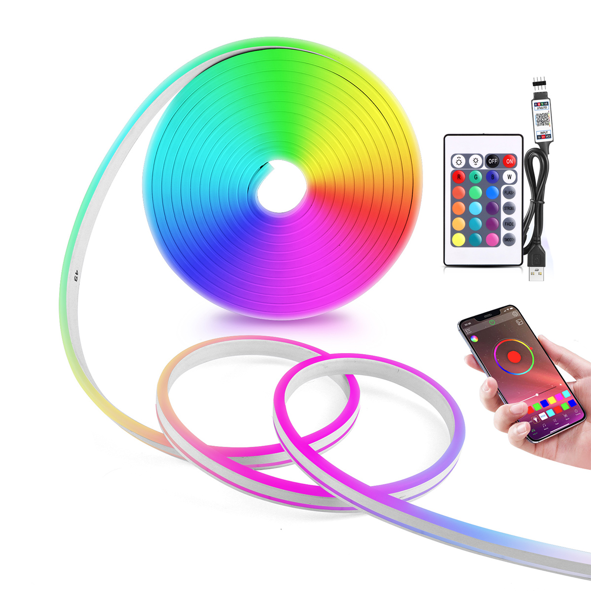 Home Decor Free App - Lampu Strip LED Neon USB RGB