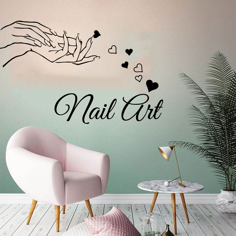 Home Decor Y2K - Salon Kuku Cantik Anak Perempuan Stiker