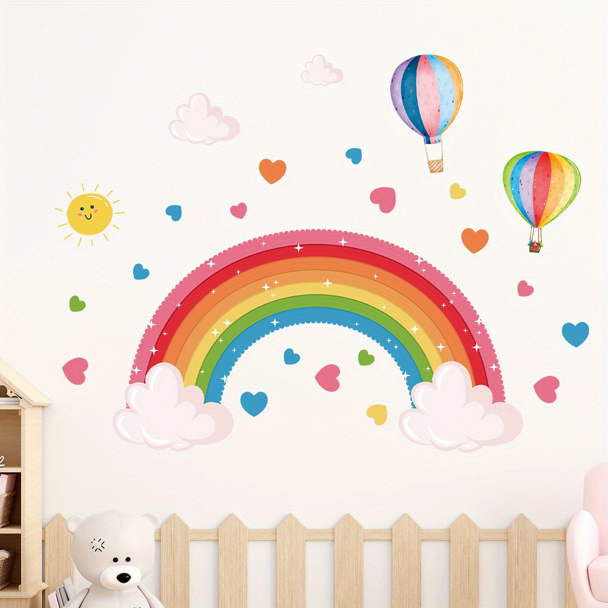 Stiker dinding matahari balon  - Home Decor Y2K ulasan dan harga