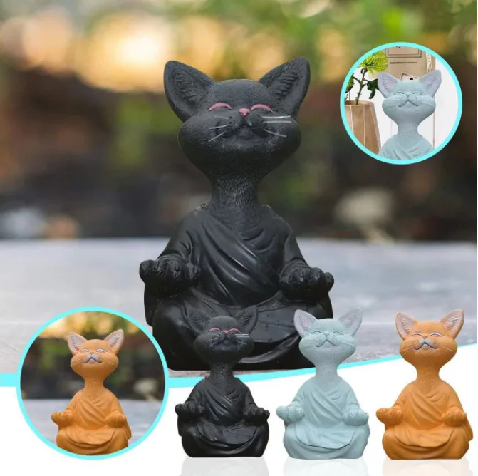 Dekorasi taman patung kucing m - Home Decor Za ulasan dan harga