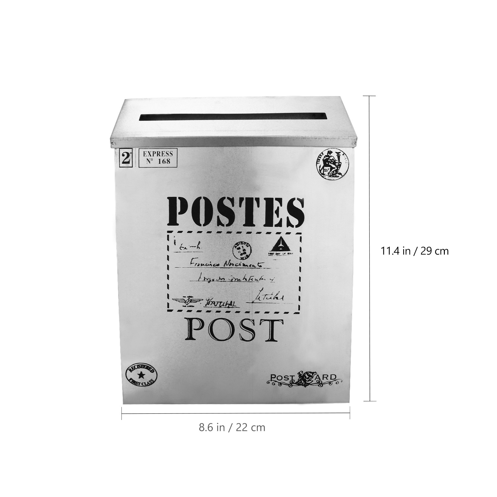 1 buah Kotak Surat Timah Antik - Home Decor Magazine ulasan dan harga