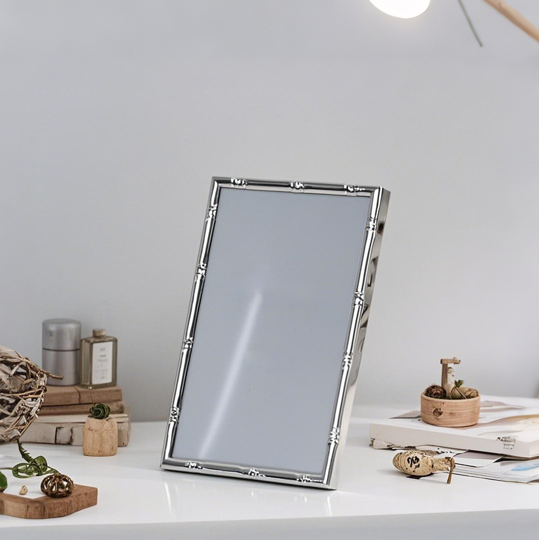 Bingkai Foto Aluminium Eropa 6 - Bamboo Photo Frame ulasan dan harga