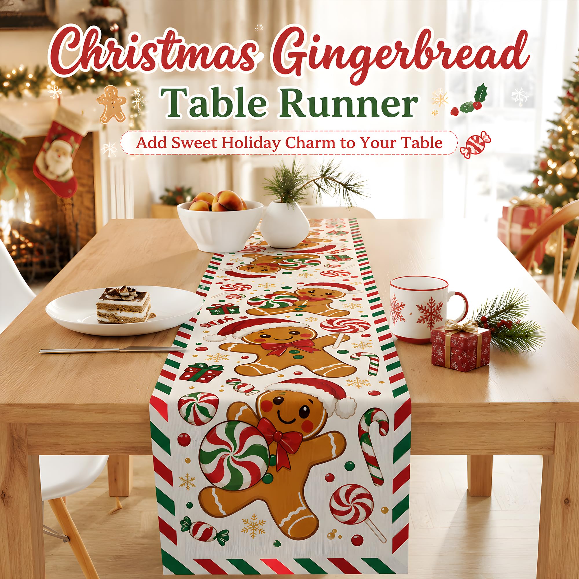 Taplak Meja Bertema Manusia Ro - Linen Table Runner ulasan dan harga