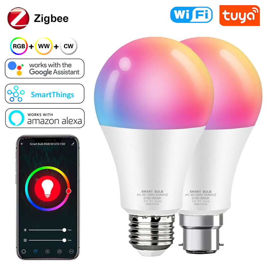 Bohlam Lampu LED Pintar Zigbee - Home Decor Free App ulasan dan harga