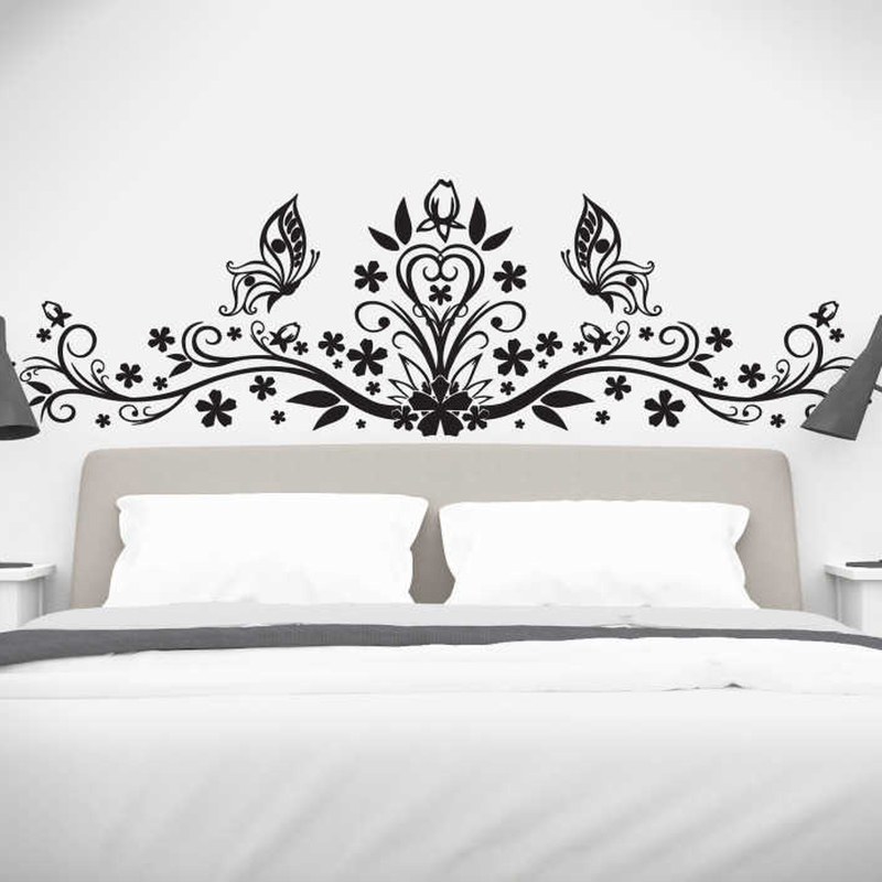 Stiker dinding bunga kupu-kupu - Home Decor Indonesia ulasan dan harga