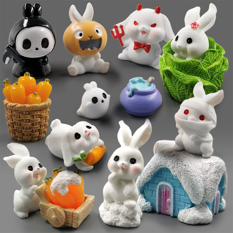 Patung Kelinci Putih Paskah Na - Home Decor Za ulasan dan harga