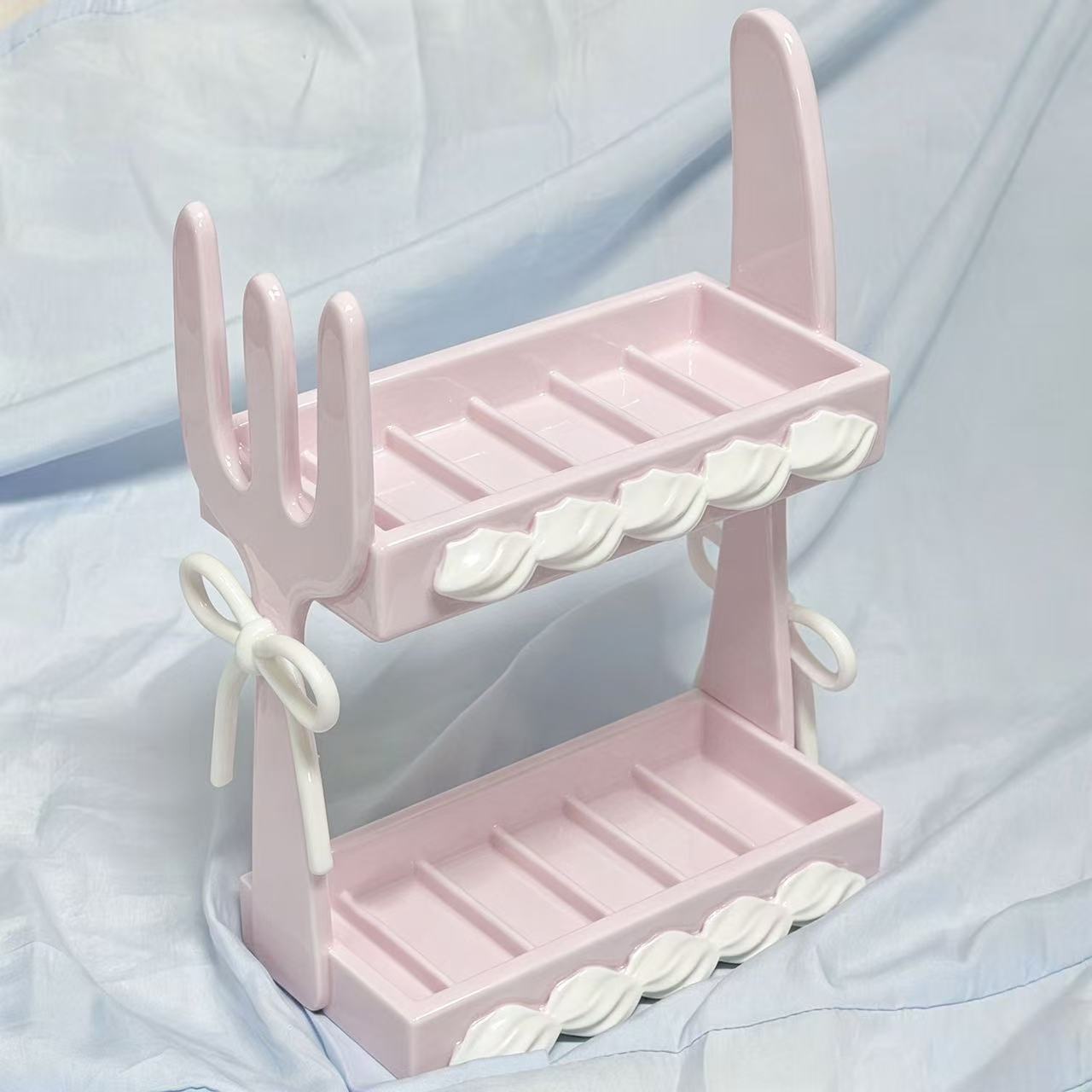 Rak Penyimpanan Sendok Krim 3D - Home Decor Y2K ulasan dan harga